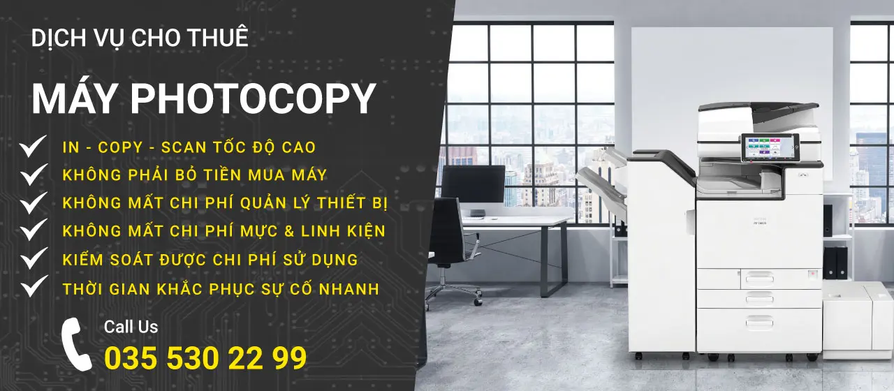 Cho thuê máy photocopy