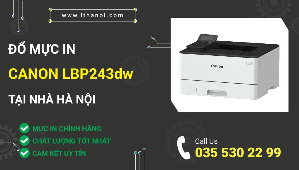 Đổ mực máy in Canon LBP243dw