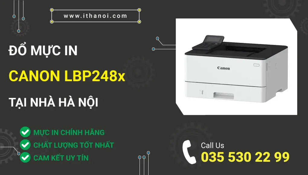 Đổ mực máy in Canon LBP248x