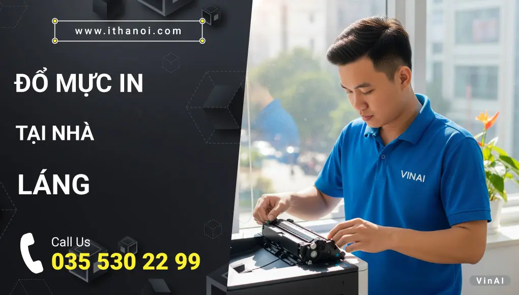 Đổ mực máy in tại Láng